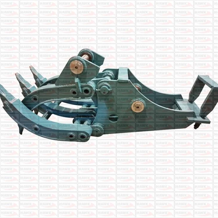 Mechanical Wood Grapple For 15 Ton Excavator